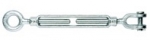 Turnbuckle: Jaw - Eye 5/8" x 6" - Domestic with Nuts, Bolts & Cotter Pins
