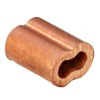 Locoloc Swage Fittings: Copper Oval Sleeves 1/16"