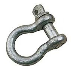 Screw Pin Anchor Shackle: 3/16