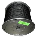 Aircraft Cable: Black - 1/16" - Imported