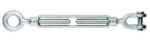 Turnbuckle: Jaw - Eye 1/4" x 4" Domestic with Nuts & Bolts