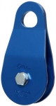 Blue Anodized Single Pulley 2" x 1/2"