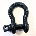 Screw Pin Anchor Shackles: 1/4" Black Oxide- Chicago, Dom.