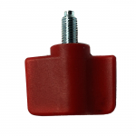 Red Thumb Screw for Arbor Collar 1/4"-28