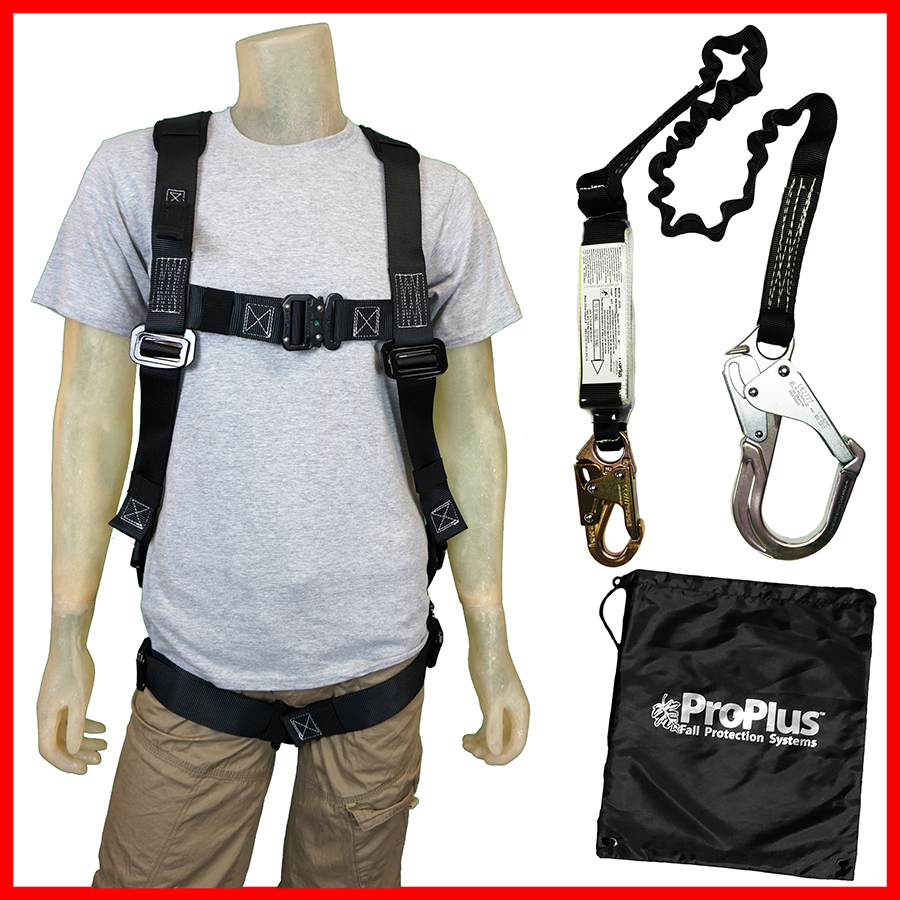 Fall Protection Rigging Hardware Sapsis Rigging Inc.: ProPlus Utility Fall Arrest Kit w/ Oversized Alum Hook