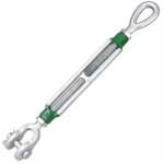 GREEN PIN TURNBUCKLE EYE/JAW 3/8"X6"