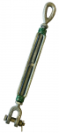GREEN PIN TURNBUCKLE EYE/JAW 3/8"X6"