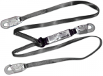 ProPlus 6' Dual Leg Shock Absorbing Lanyard - Black - CLEARANCE