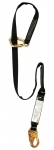 ProPlus 6' Shock Absorbing Web Lanyard w/ Tie Back Hook