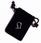 Single Sterling Silver Shackle