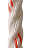 Multiline II - 3/8" White w/ Orange Tracer