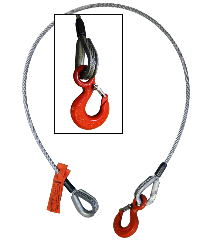 Sapsis Rigging Inc.: Rigging Basket Sling with Safety Hook 5