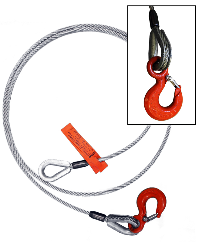 Sapsis Rigging Inc.: Rigging Basket Sling with Safety Hook 10