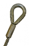 Steel Sling 3/8" X 18" w/ Thimble Eyes